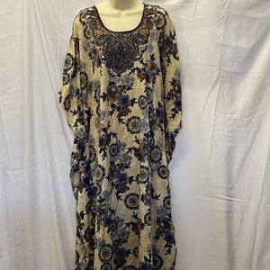 Eshe Floral Bedazzled Dress